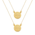 Escapulário 70cm Dourado Masculino Redondo São Jorge