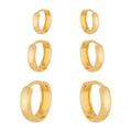Trio Dourado de Argolinhas