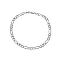 Pulseira Prateada Masculina Elo 3 por 1 - 5mm