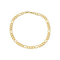 Pulseira Dourada Masculina Elo 3 por 1 - 5mm