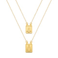 Escapulário 70 cm Dourado Masculino Tradicional