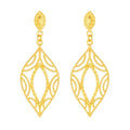 Brinco Dourado Folha de Gala