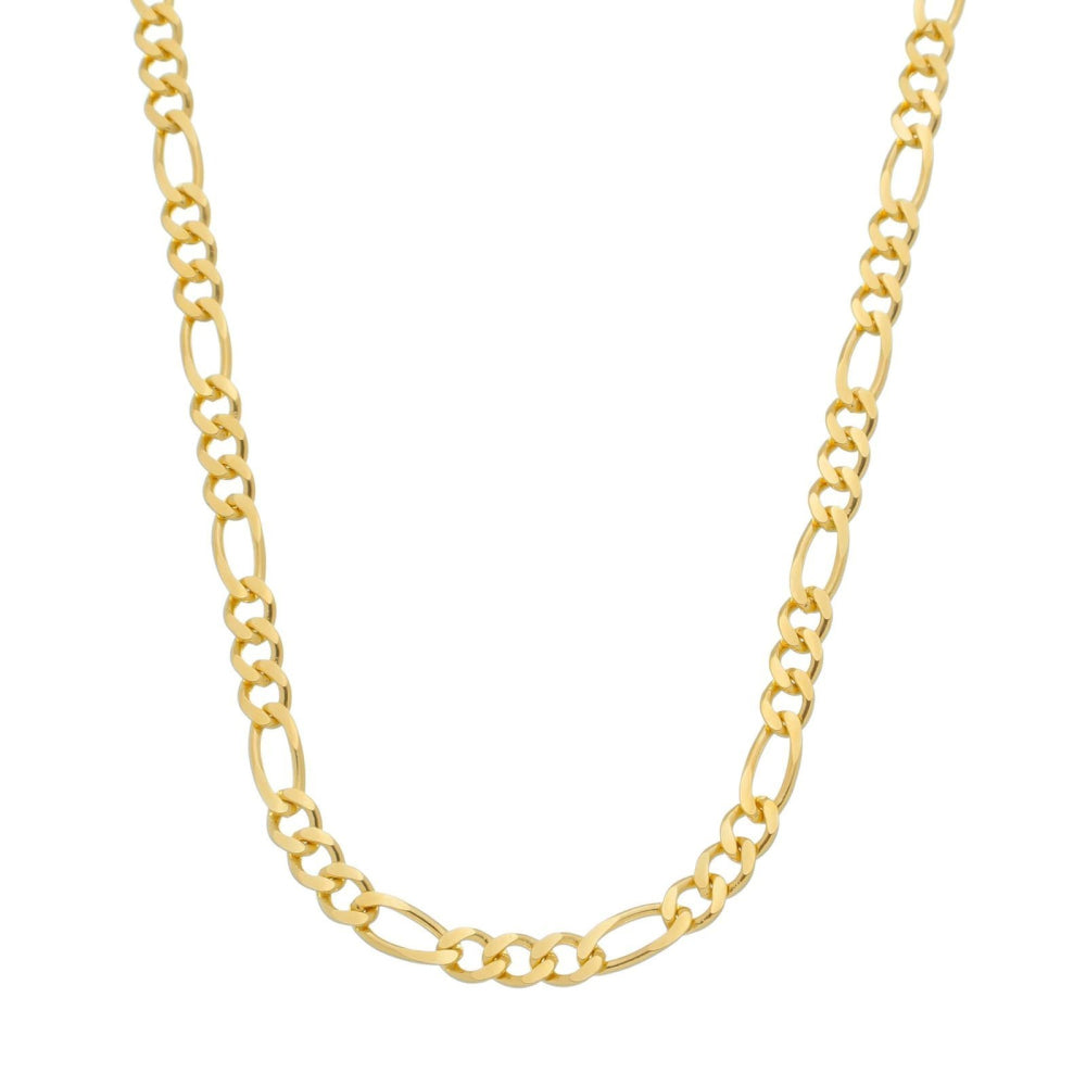 Corrente 65cm Dourada Masculina Elo 3 por 1 - 5mm